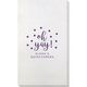 Confetti Dots Oh Yay! Bamboo Luxe Guest Towels Image 2 of 5
